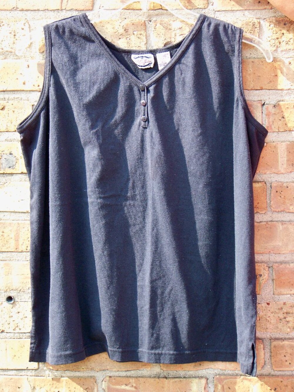 Separate Issue Women's Black Tank Top, Size 20W